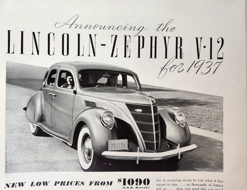 Lincoln zephyr v12 - lincoln,
