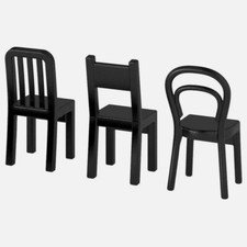 Ikea fjantig black chair - ikea,