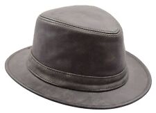 Genuine Leather Classic Fedora