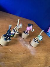 4 X VINTAGE Wakouwa Style Pop-up Collapsing Fall Down Animals No Makers Marks
