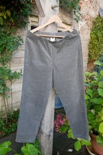 Oska Women’s Fine Cord Trousers grey size 3