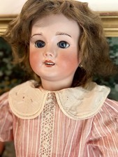 Antique SFBJ Paris doll walk-in body Bisque Head open Mouth 21 Size 55 Cm