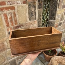 Wood Storage Box Tool Tray Chest Mechanics Box With Nice Detail Garden Or House
