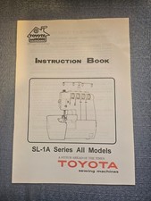 Toyota Overlocker Manual SL-1A