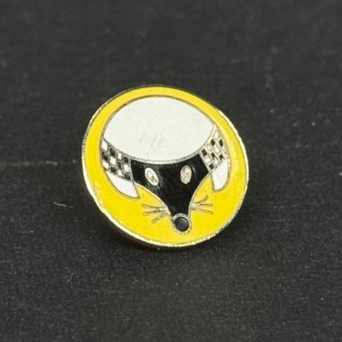 Motorcycle pin badge badger - pin,