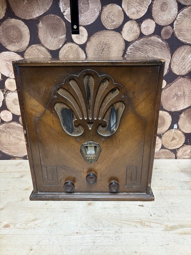 Ultra blue fox vintage radio - vintage,