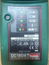Makita DC1804T 7.2V - 18V Volt Ni-Cd & Ni-MH Power Tool Battery Charger
