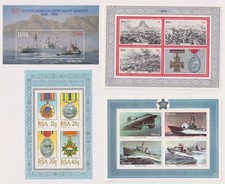 RSA Miniature Sheets Lot Naval