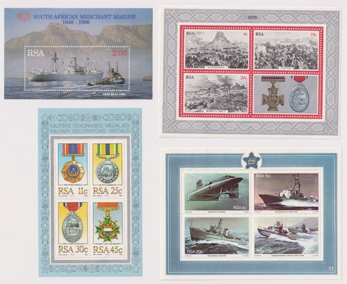 Rsa miniature sheets lot naval - miniature,