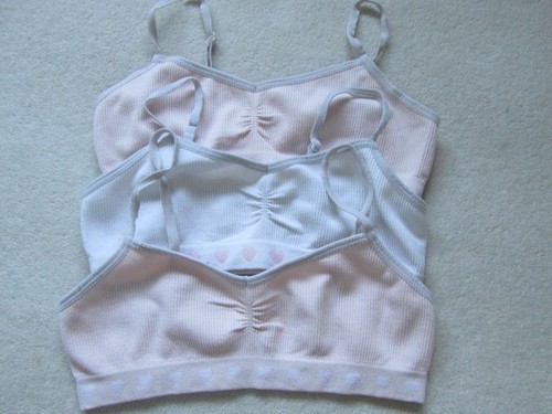 Girls stretch fabric bras 3 - stretch,