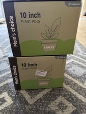 Lot Of 8 Blue 10 Inch Plant