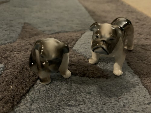 Bulldog pair vintage - bulldog,