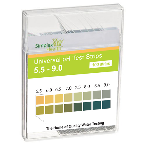 Test strips range - ph,
