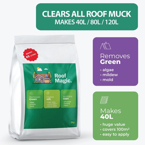 Roof green killer algae - green,