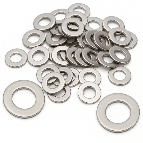 Flat steel washers form to - washers,