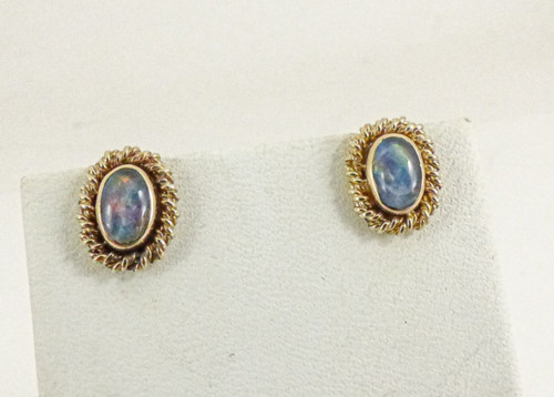 9ct gold opal - gold,