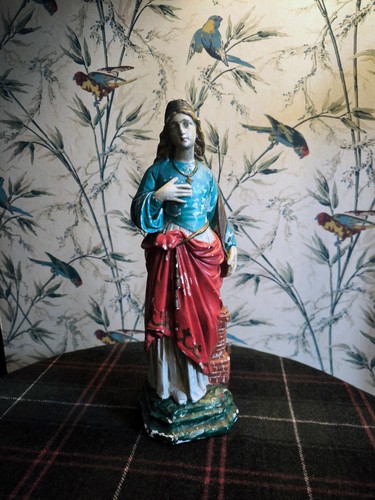 Large vintage plaster statue
