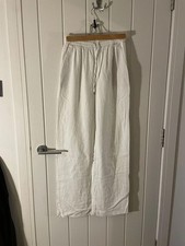ZARA White linen Pants