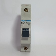 Hager MT116 16A B16 MCB MT