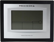PRECISION Silver LCD Radio