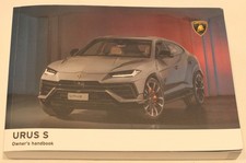 Lamborghini Urus S 2023 Owners Manual Car Handbook & Booklets with Wallet
