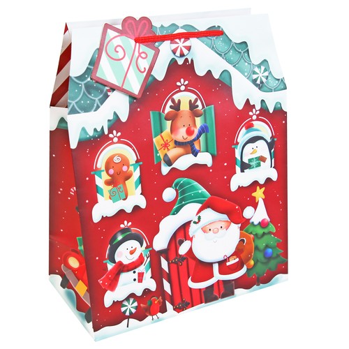 Christmas gift bag with - gift,
