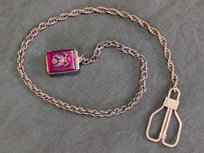 WWII US Army Eagle Watch or Key Chain Fob Vintage 1940s Sweetheart Wallet Clip