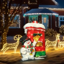 Christmas silhouette lights - christmas,
