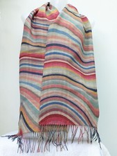 Paul Smith Women's Scarf - BNWT Signature Swirl & Check Casheme-mixed  RRP:£200