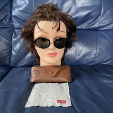 RAY-BAN B&L W0940 VRAY 80s SHINY BLACK EBONY GATSBY STYL 6 SUNGLASSES & CASE