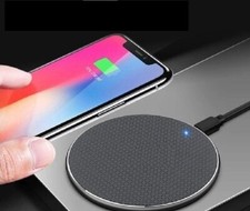 Qi Wireless 10W Charger Fast Charging Pad Dock Mat Station For All Mobile Phones