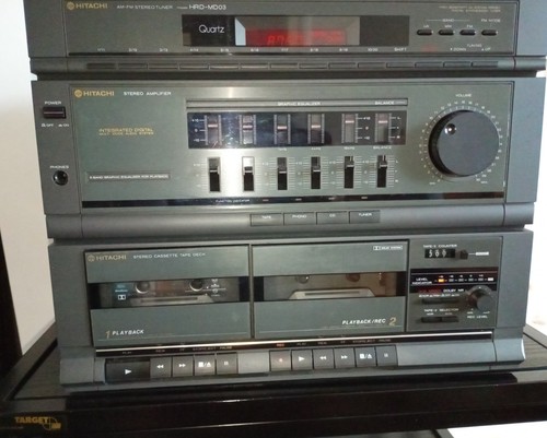 Hitachi hrd md03 twin cassette - hitachi,
