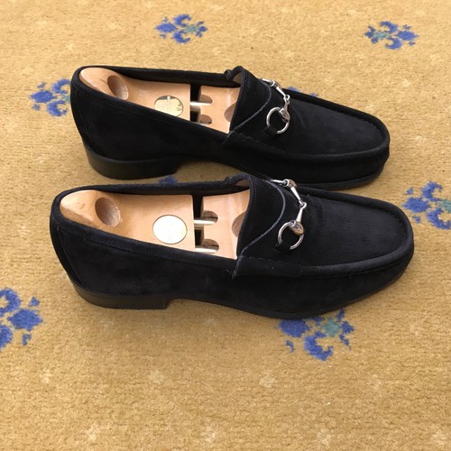 Gucci loafers shoes suede - gucci,