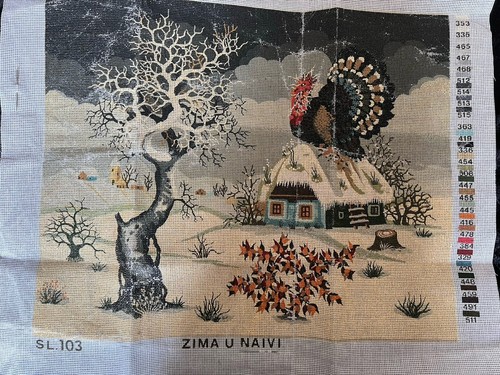 Vintage gobelin tapestry - vintage,