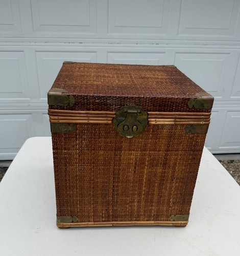 Vintage wicker brass - vintage, &