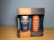 Fat Face Mens Body Wash & Body Spray Duo Néw Boxed