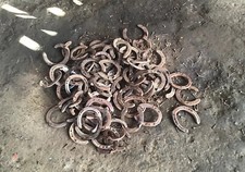 ??  1 x Lucky Horseshoe from Devon ? Used Authentic Horseshoes  ??