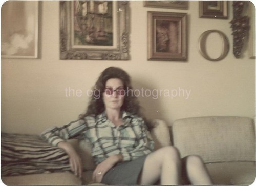 Funky portrait sofa - sofa, found