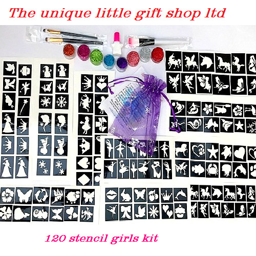 Girls glitter tattoo - girls,