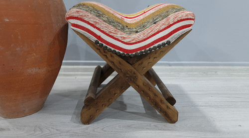 Antique wooden stool - antique, stool,