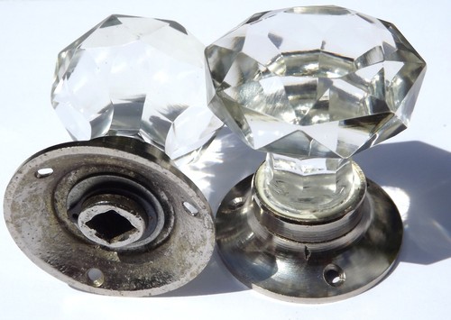 Cut glass mortice - , sparkling