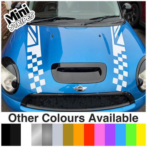 Mini cooper bonnet stripes - cooper,