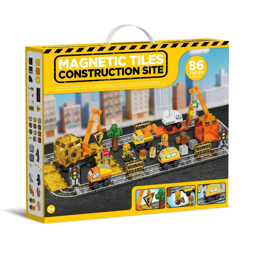 Magnetic tiles construction - magnetic,