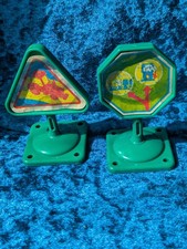 Plastic toy road - toy, signs