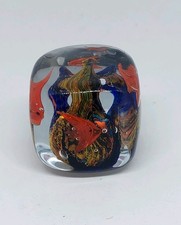 Vintage Art Glass Fish-Shaped