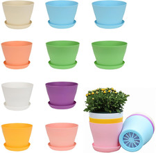10 Pcs Plant Pots Small Flower