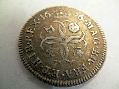 1676 maundy 4d coin - 1676,
