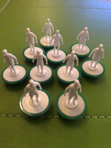 Subbuteo outfield players.