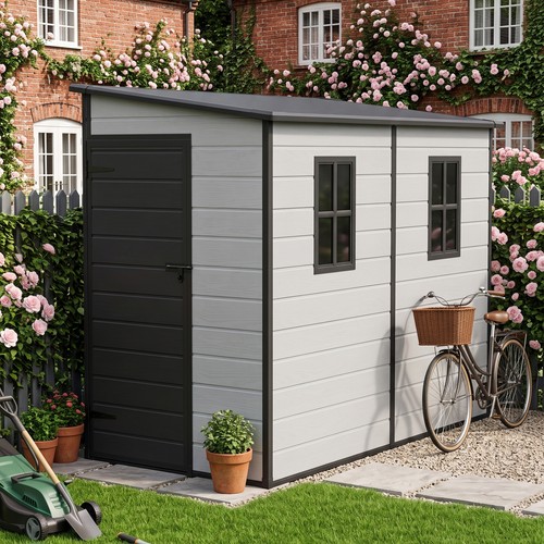 8x4ft plastic garden shed - 8x4ft,