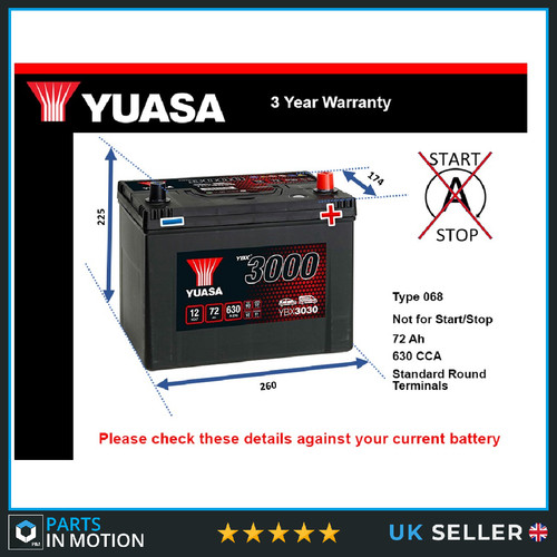 Battery fits tvr chimaera - battery,